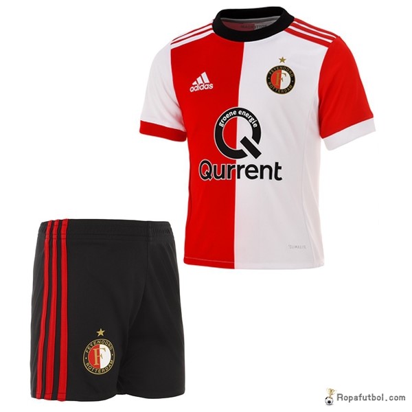 Camiseta Feyenoord Rotterdam Replica Primera Ropa Niños 2017/18